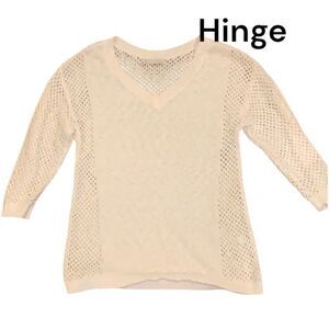 Hinge designer sweater 3/4 sleeve